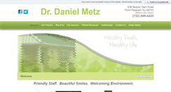 Desktop Screenshot of drdanielmetz.com